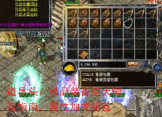 道尽头：极品装备逆天锻造指南，属性加成秘笈