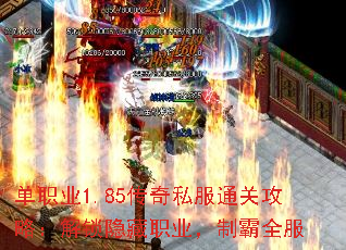 单职业1.85传奇私服通关攻略：解锁隐藏职业，制霸全服