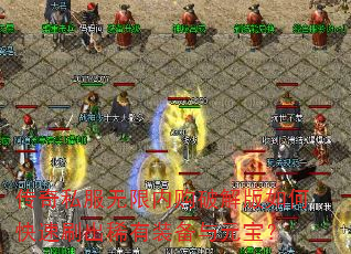 传奇私服无限内购破解版如何快速刷出稀有装备与元宝? 传奇私服无限内购破解版如何快速刷出稀有装备与元宝?