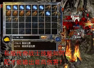 私服传奇战士技能如何搭配才能输出最高伤害? 私服传奇战士技能如何搭配才能输出最高伤害?