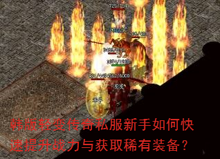 韩版轻变传奇私服新手如何快速提升战力与获取稀有装备? 韩版轻变传奇私服新手如何快速提升战力与获取稀有装备?